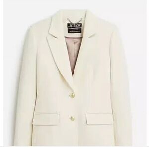 J. Crew Blazer Jacket in Italian Double Cloth Wool Blend
